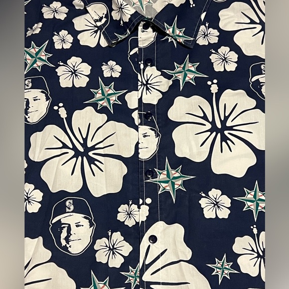 Seattle Mariners Edgar Martinez Hawaiian Shirt - Picture 2 of 5